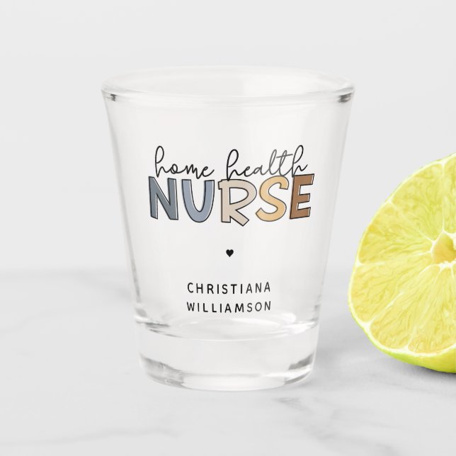 Geschenke für die Aufwertung von Zuhause-Gesundhei Schnapsglas (Vorderseite)
