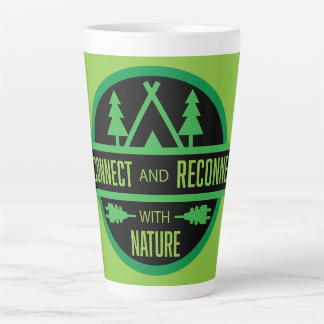 Geschenke für die beste Natur Milchtasse (Vorderseite)