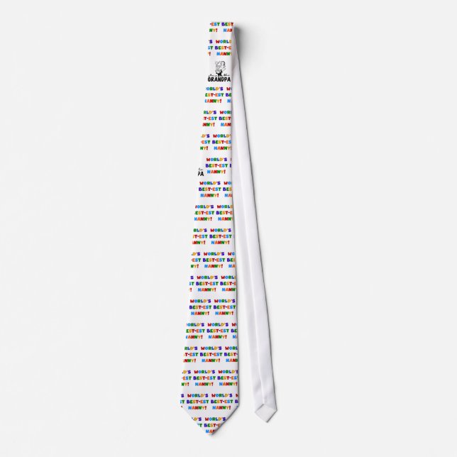 Geschenke für die besten Grußfarben der Welt Krawatte (Vorderseite)