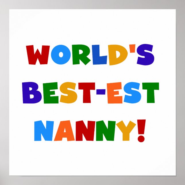 Geschenke für die besten Grußfarben der Welt Poster (Vorne)