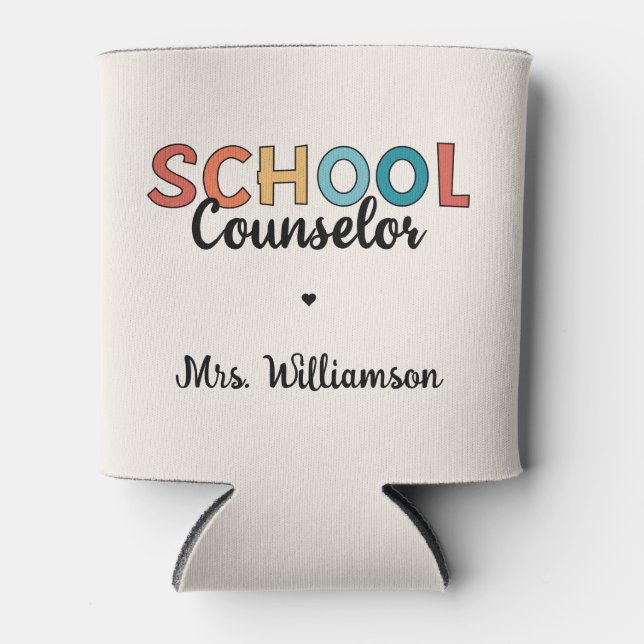 Geschenke für die Bewertung von Schulberatern Dosenkühler (Vorderseite)