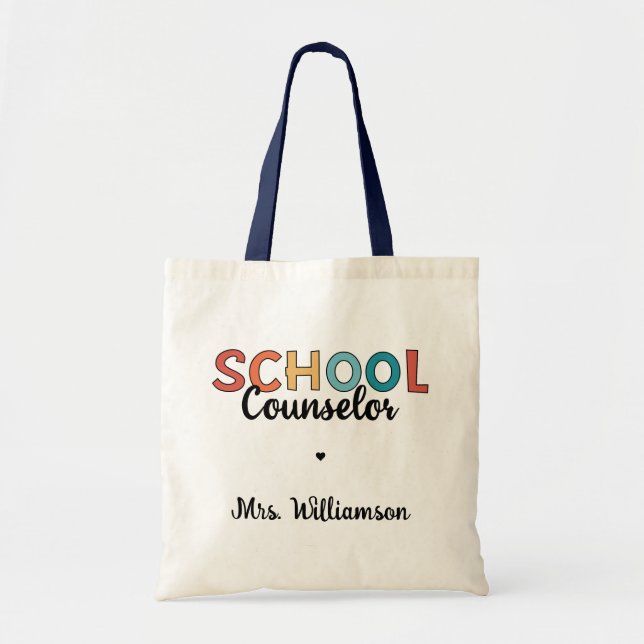 Geschenke für die Bewertung von Schulberatern Tragetasche (Vorne)