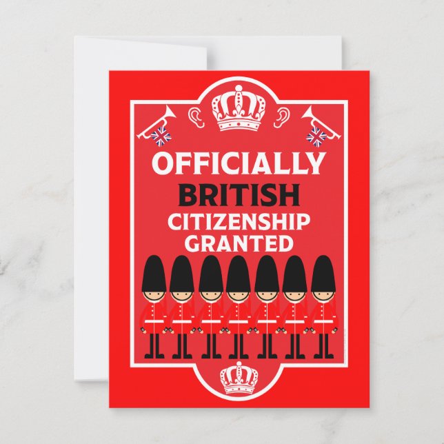 Geschenke für die britische Staatsbürgerschaft (Vorderseite)