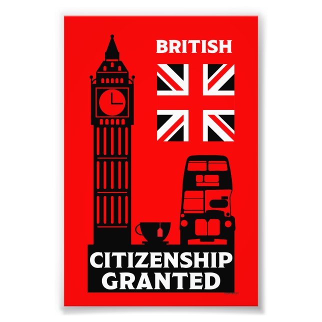Geschenke für die britische Staatsbürgerschaft Fotodruck (Vorne)