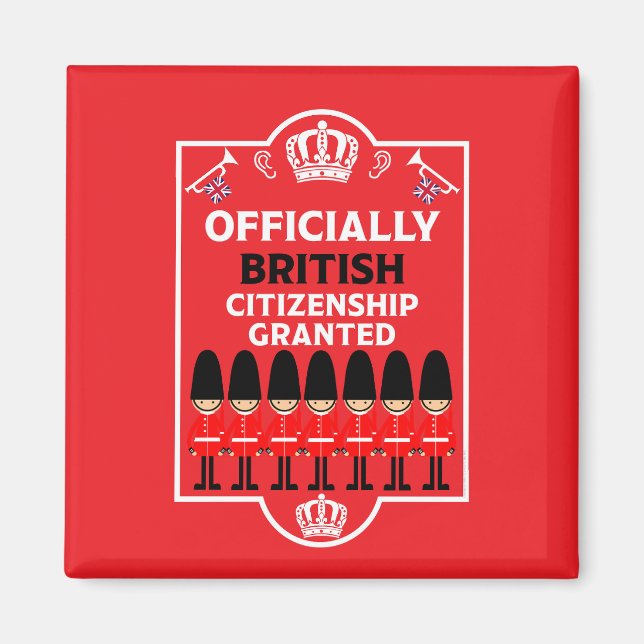 Geschenke für die britische Staatsbürgerschaft Magnet (Vorne)