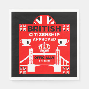 Geschenke für die britische Staatsbürgerschaft Serviette