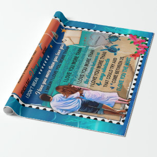 Geschenke für die Ehefrau   Brief an meine Frau Li Geschenkpapier