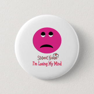 Geschenke für die Funny Student Nurse Face Button