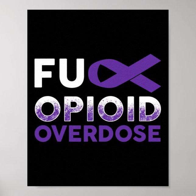 Geschenke für die Überdosierung - Opioide Poster (Vorne)
