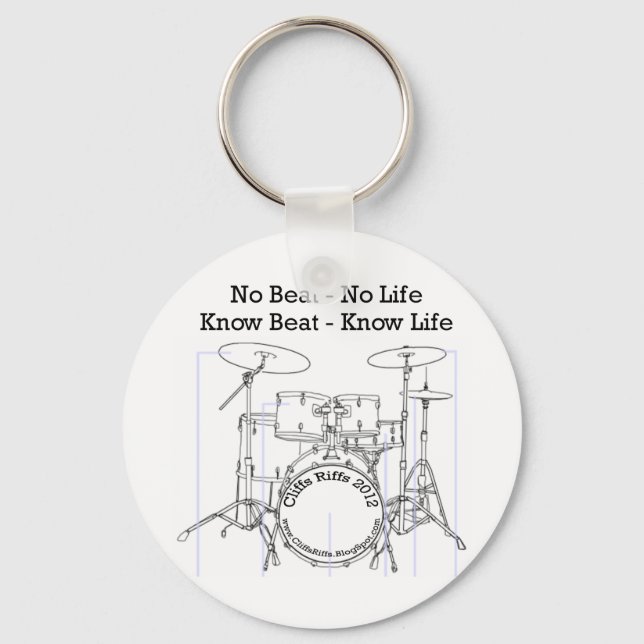 Geschenke für Drummer, Musiker und Tänzer Schlüsselanhänger (Vorderseite)