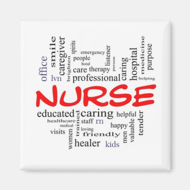 GESCHENKE FÜR EIN ***SPEZIELLES NURSE**** NURSE-BU MAGNET (Vorne)