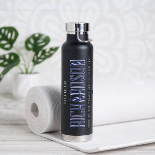 Geschenke für einen personalisierten Polizeibeamte Trinkflasche