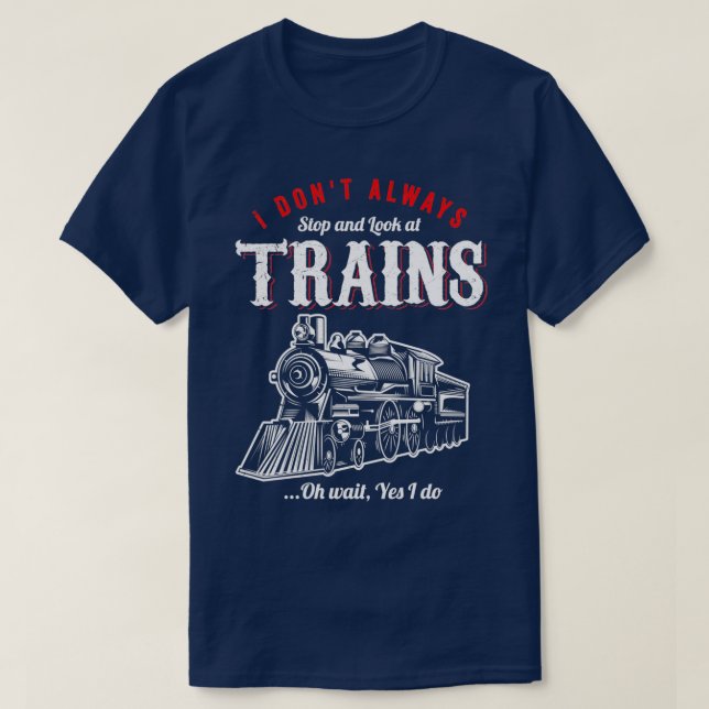 Geschenke für einen RC-Zugfan 4 T-Shirt (Design vorne)