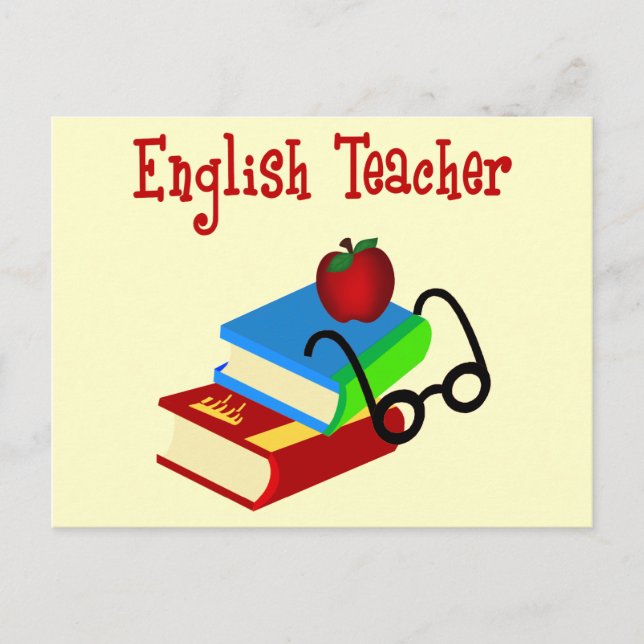 Geschenke für Englischlehrer Postkarte (Vorderseite)