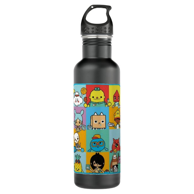 Geschenke für Frauen und Entwicklung von Anwendung Edelstahlflasche (Vorderseite)