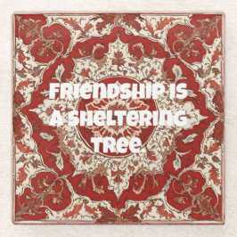 Geschenke für Freunde Persischer Tiles Glasuntersetzer