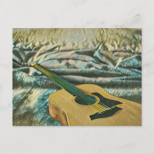 Geschenke für Gitarrenliebhaber Postkarte