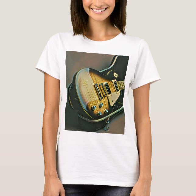 Geschenke für Gitarrist T-Shirt (Vorderseite)