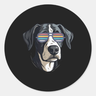 Geschenke für Hundefreunde Grafische T-Shirts Cool Runder Aufkleber