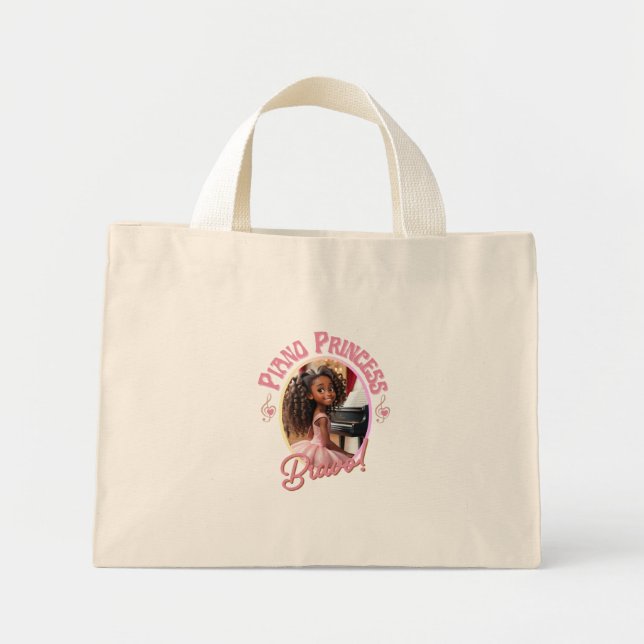 Geschenke für Jungen, die Liebe haben, Klavier zu  Mini Stoffbeutel (Vorne)