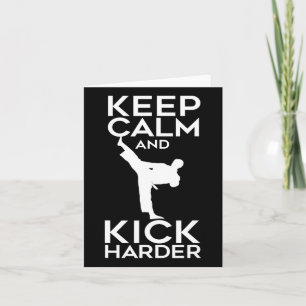 Geschenke für Karate Taekwondo Künstler Karte