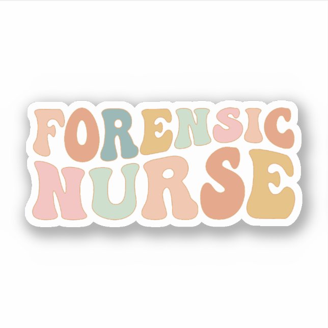 Geschenke für kriminaltechnische Krankenpflege, fo Aufkleber (Vorderseite)