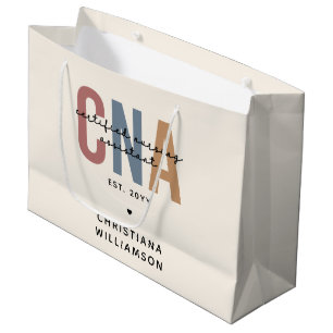 Geschenke für kundenspezifische CNA Retro zertifiz Große Geschenktüte