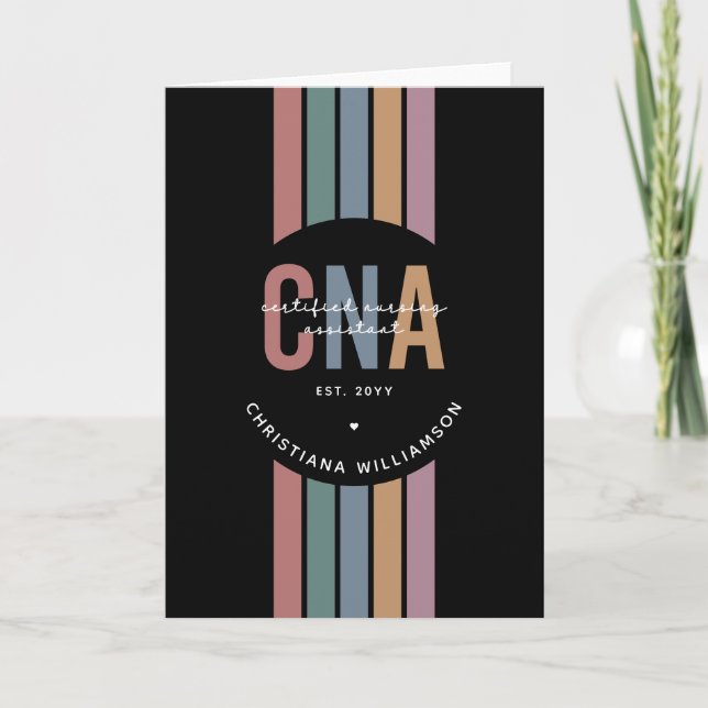 Geschenke für kundenspezifische CNA Retro zertifiz Karte (Vorderseite)
