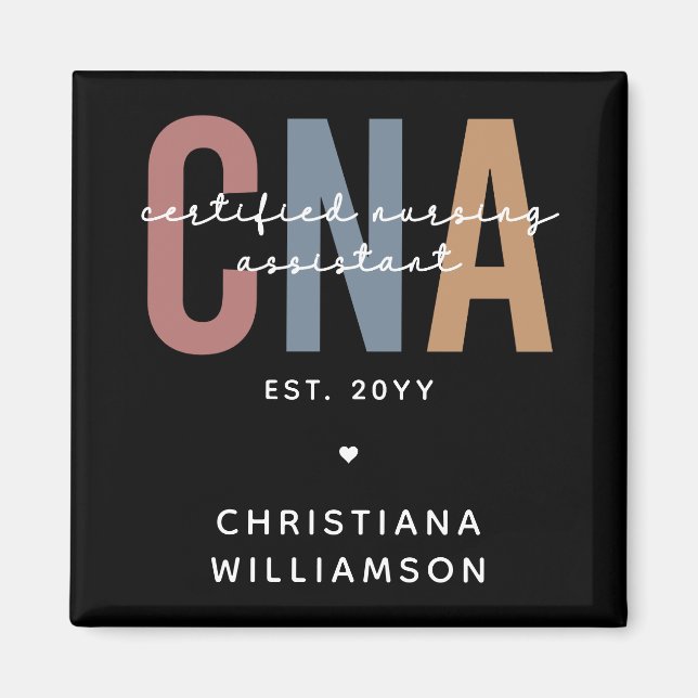 Geschenke für kundenspezifische CNA Retro zertifiz Magnet (Vorne)
