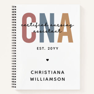 Geschenke für kundenspezifische CNA Retro zertifiz Notizbuch