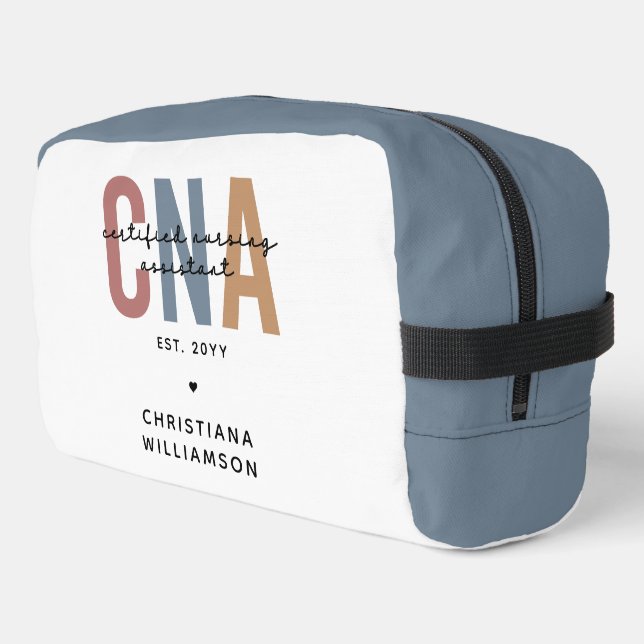 Geschenke für kundenspezifische CNA Retro zertifiz Waschbeutel (Linke Seite)