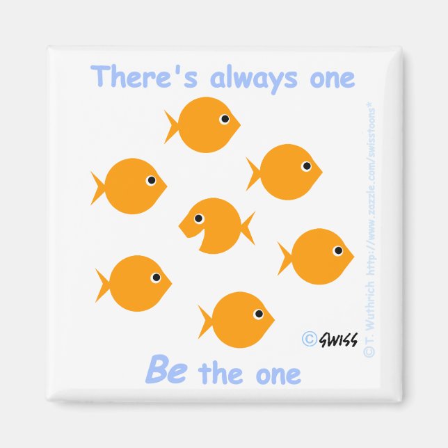 Geschenke für Lehrer mit Inspiration Magnet (Vorne)