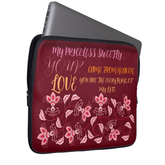 GESCHENKE FÜR MAMA, SCHWESTER, DAUGHTER, FREUND, F LAPTOPSCHUTZHÜLLE (Vorne Rechts)