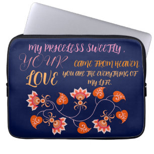 GESCHENKE FÜR MAMA, SCHWESTER, DAUGHTER, FREUND, F LAPTOPSCHUTZHÜLLE
