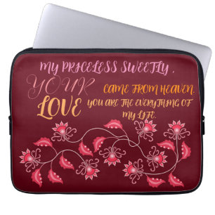GESCHENKE FÜR MAMA, SCHWESTER, DAUGHTER, FREUND, F LAPTOPSCHUTZHÜLLE