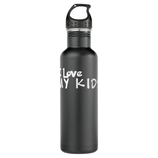 Geschenke für Männer, die alles unter $20 I Liebe  Edelstahlflasche (Vorderseite)
