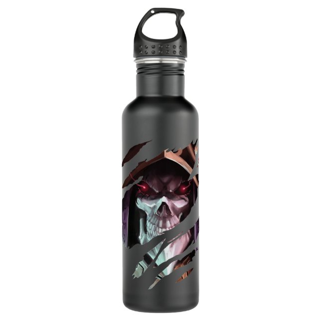 Geschenke für Männer Japanisch Overlord Manga Graf Edelstahlflasche (Vorderseite)