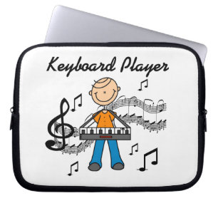 Geschenke für männliche Stickfigure-Keyboarder Laptopschutzhülle