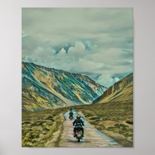 Geschenke für Motorradfahrer Poster