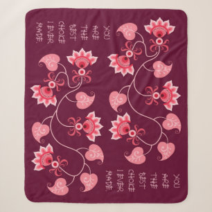 GESCHENKE FÜR NEUJAHR, GEBURTSTAG, VALENTINE, WEDD SHERPADECKE