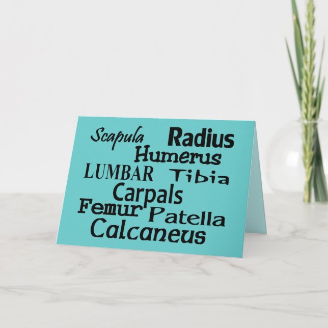 Geschenke für Orthopädie Dankeskarte (Vorderseite)