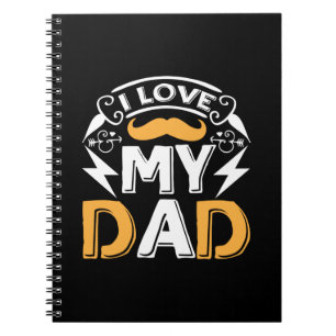 Geschenke für Papa Ich liebe meinen Papa Notizblock