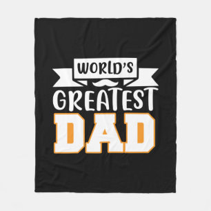 Geschenke für Papa   Weltbester Vater Fleecedecke