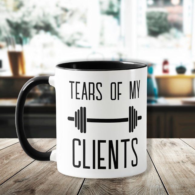 Geschenke für Personal Trainer meiner Kunden Tasse (Von Creator hochgeladen)