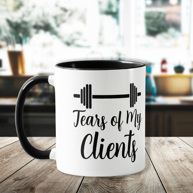 Geschenke für Personal Trainer meiner Kunden Tasse (Von Creator hochgeladen)