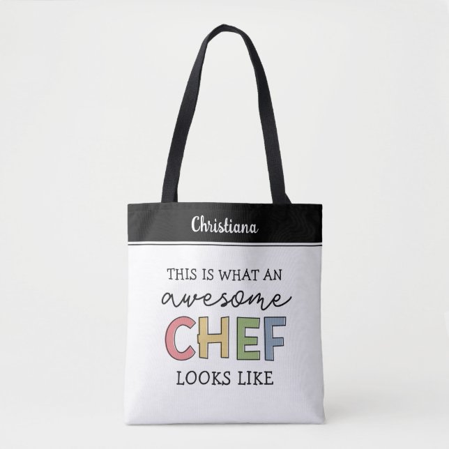 Geschenke für Phantastische Koch nach Maß | Bester Tasche (Vorderseite)