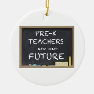 GESCHENKE FÜR PRE-K LEHRER KERAMIK ORNAMENT