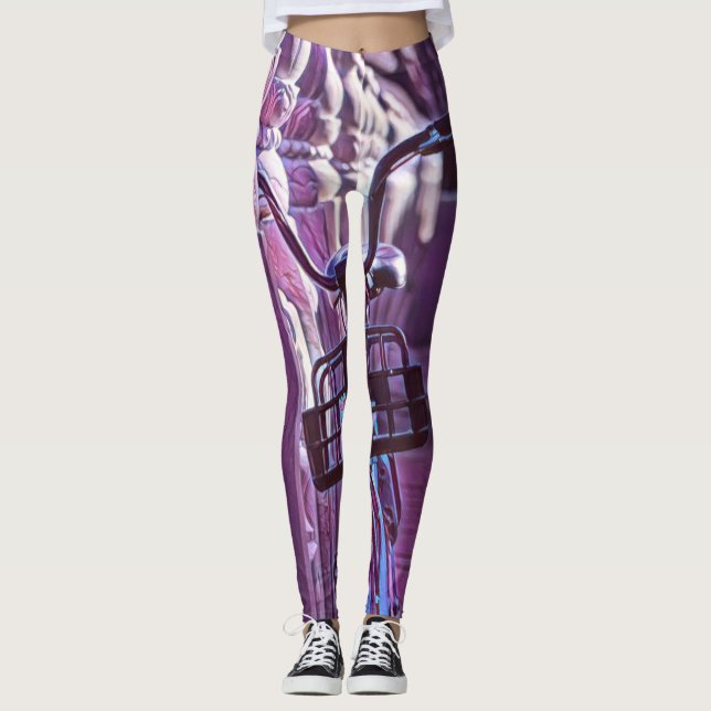 Geschenke für Radfahrer Leggings (Vorderseite)