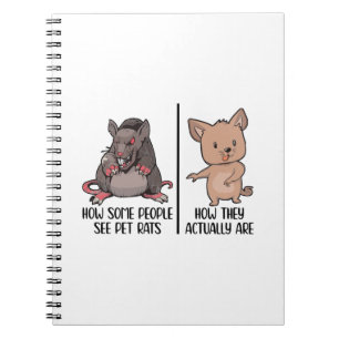 Geschenke für Rattenliebhaber   Rats Haustiere Nag Notizblock