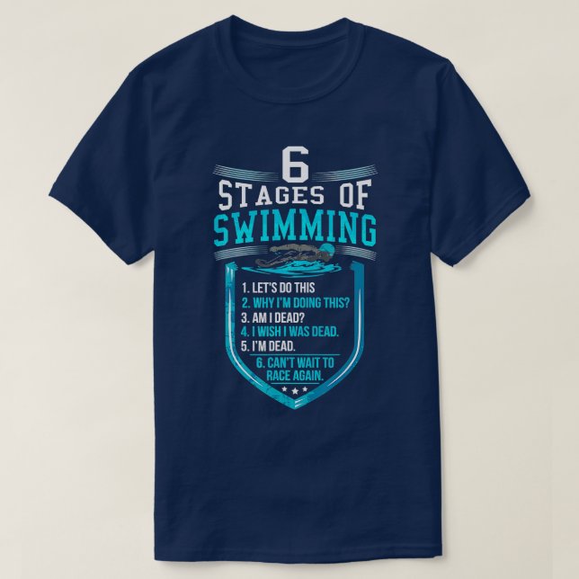Geschenke für Schwimmer Schwimmenteam Schwimmen So T-Shirt (Design vorne)